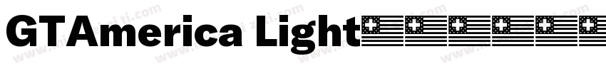 GTAmerica Light字体转换